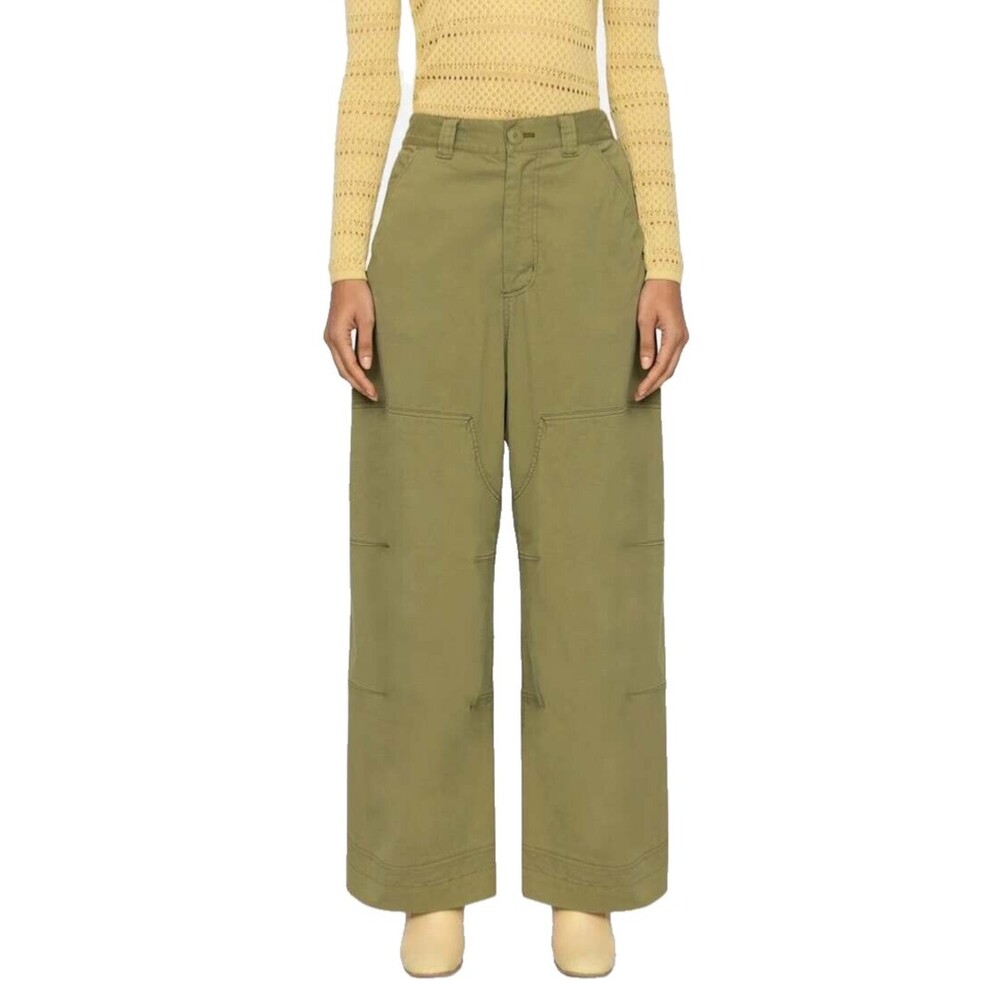 Sea New York Women's Karina Cotton Wide Leg Pants size 6 NWT Elastic Waist